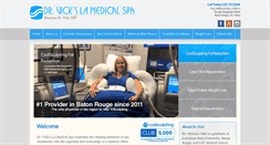 Desktop Screenshot of drvickslamedicalspa.com